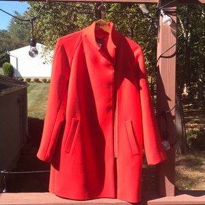 J Crew Stadium cloth Wool Cocoon Coat 10